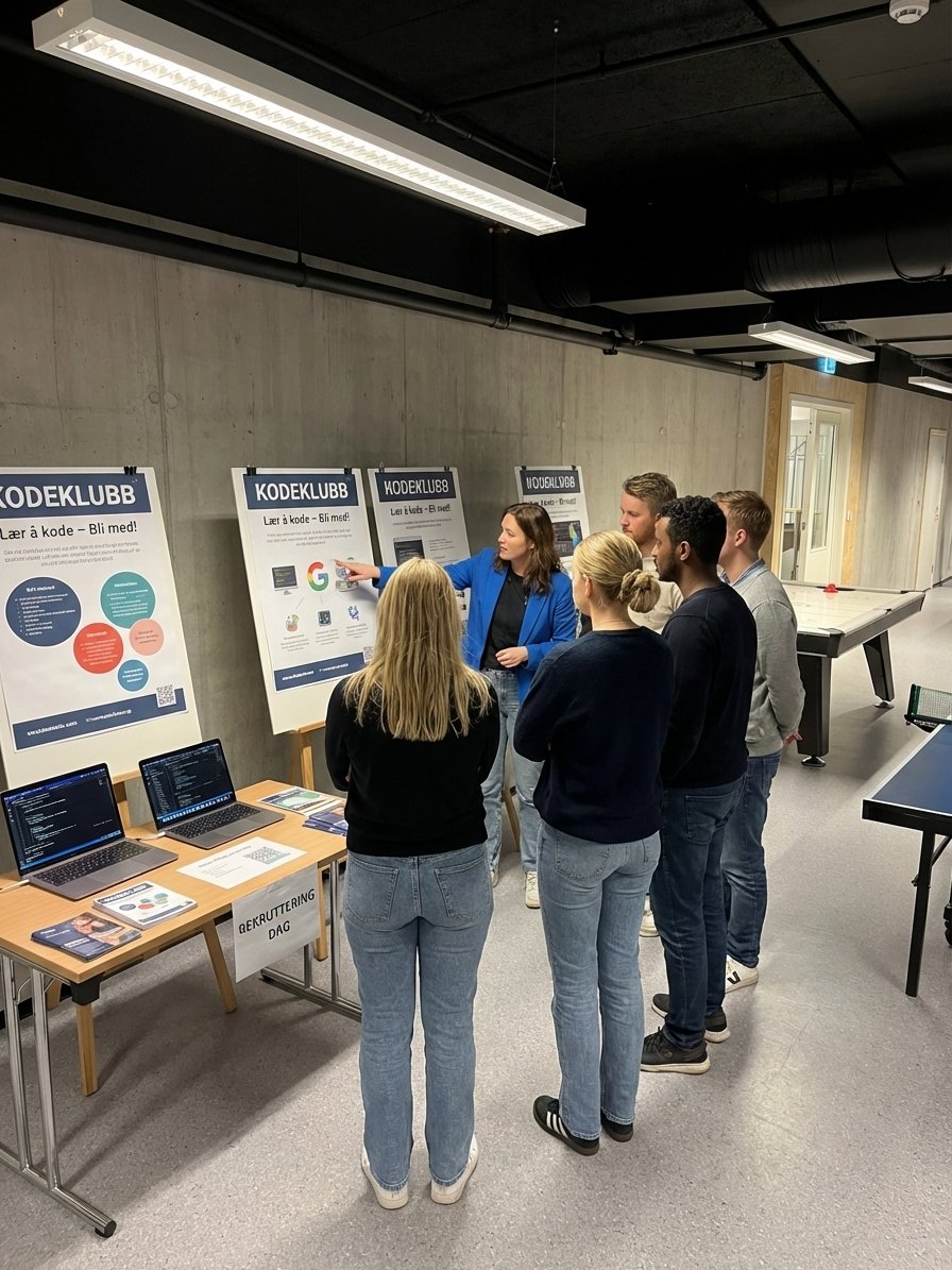 16–19 år? Frivillig på kodeklubben ser bra ut på CVen.